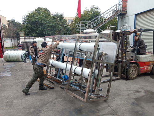 友邦5噸食品行業純凈水設備成功發往新鄉，助力水資源專用機械設備制造升級